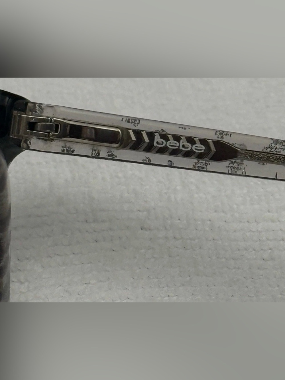 Bebe Eyeglasses, Frames Only, BB5208 050 52-17-135 Plastic Grey Animal - Picture 8 of 10